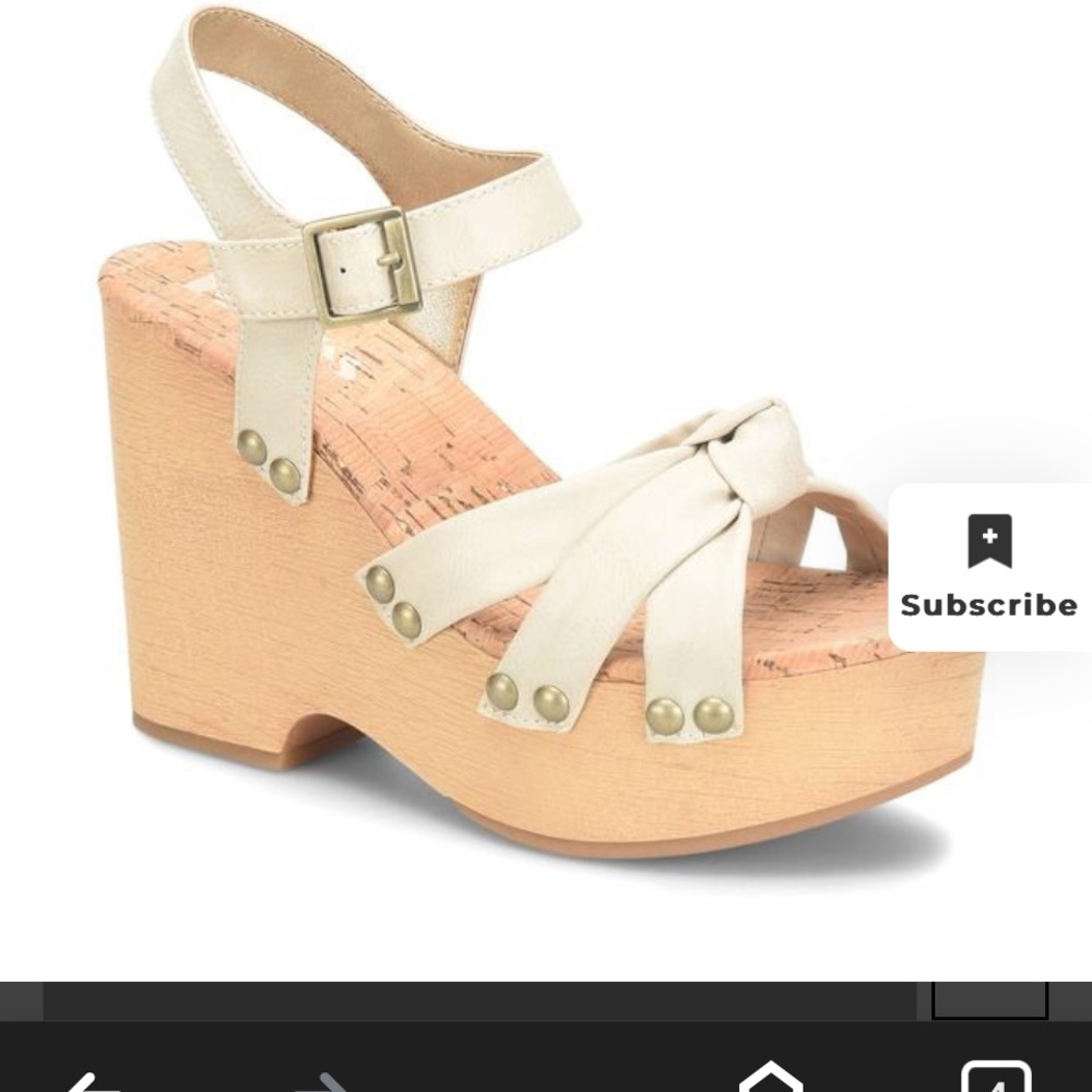 50%offw❤️ Dawson Sedge Sandals in bone Size 8 New